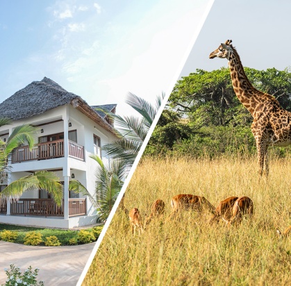 Hôtel Zanzibar Bahari Villas 4* + Safari 1 nuit, Combiné Tanzanie, Zanzibar par Ôvoyages Hôtel Zanzibar Bahari Villas 4* + Safari 1 nuit, Combiné Tanzanie, Zanzibar par Ôvoyages