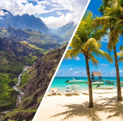 Combiné Autotour Evasion Réunionnaise & Ôclub Experience Le Grand Bleu Hôtel & Spa 3*, Combiné Île Maurice par Ôvoyages Combiné Autotour Evasion Réunionnaise & Ôclub Experience Le Grand Bleu Hôtel & Spa 3*, Combiné Île Maurice par Ôvoyages