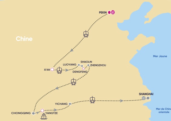 Ôcircuit Evasion Chine Impériale & Croisière sur le Yangtsé 5* Ôcircuit Evasion Chine Impériale & Croisière sur le Yangtsé 5*