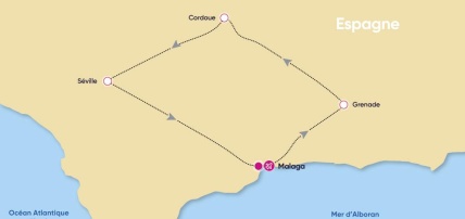 Autotour Ma Douce Andalouse 3* by Ôvoyages avec location de voiture, Circuit Espagne & ses îles, Andalousie, Malaga et sa région par Ôvoyages Autotour Ma Douce Andalouse 3* by Ôvoyages avec location de voiture, Circuit Espagne & ses îles, Andalousie, Malaga et sa région par Ôvoyages