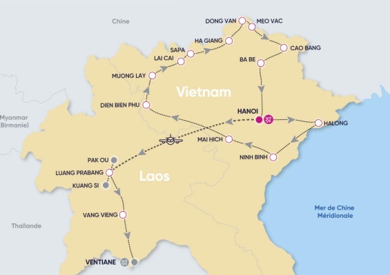 Circuit Beauté du Nord Vietnam & Laos 4* Circuit Beauté du Nord Vietnam & Laos 4*