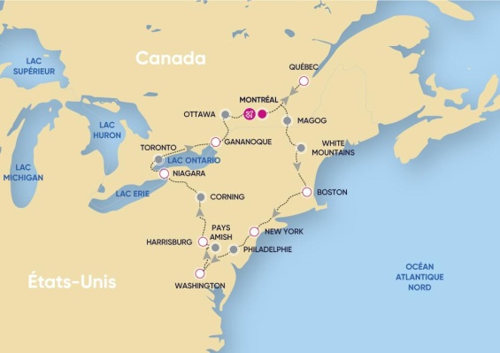 Circuit Les Cités Lumineuses - Canada & Etats-Unis 2* & 3* Circuit Les Cités Lumineuses - Canada & Etats-Unis 2* & 3*